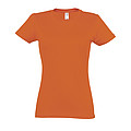 WOMENS ROUND NECK T-SHIRT IMPERIAL WOMEN, ORANGE, 3XL