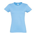 WOMENS ROUND NECK T-SHIRT IMPERIAL WOMEN, SKY BLUE, L