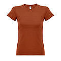WOMENS ROUND NECK T-SHIRT IMPERIAL WOMEN, TERRACOTTA, L