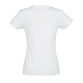 WOMENS ROUND NECK T-SHIRT IMPERIAL WOMEN, WHITE, 3XL