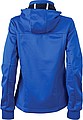 Womens softshell jacket JAMES & NICHOLSON, nautic blue/navy/white, L