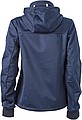 Womens softshell jacket JAMES & NICHOLSON, navy/navy/white, S