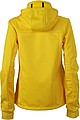 Womens softshell jacket JAMES & NICHOLSON, sun yellow/navy/white, L