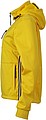 Womens softshell jacket JAMES & NICHOLSON, sun yellow/navy/white, L