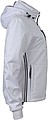 Womens softshell jacket JAMES & NICHOLSON, white/white/navy, 2XL
