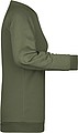 Womens sweatshirt James Nicholson, dark khaki green, XS