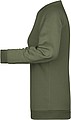Womens sweatshirt James Nicholson, dark khaki green, XS