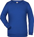 Womens sweatshirt James Nicholson, dark royal blue, XS
