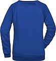 Womens sweatshirt James Nicholson, dark royal blue, XS