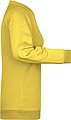 Womens sweatshirt James Nicholson, light yellow, XS