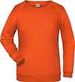 Womens sweatshirt James Nicholson, orange, XS