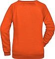 Womens sweatshirt James Nicholson, orange, XS