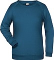 Womens sweatshirt James Nicholson, teal, XS