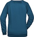 Womens sweatshirt James Nicholson, teal, XS