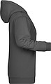Womens sweatshirt with hoodie James Nicholson, anthracite, XS