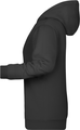 Womens sweatshirt with hoodie James Nicholson, black, S