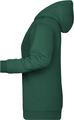 Womens sweatshirt with hoodie James Nicholson, dark green, XL