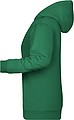 Womens sweatshirt with hoodie James Nicholson, light green, XS