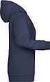 Womens sweatshirt with hoodie James Nicholson, navy, XL