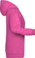 Womens sweatshirt with hoodie James Nicholson, pink, XS