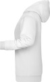 Womens sweatshirt with hoodie James Nicholson, white, XL