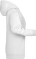 Womens sweatshirt with hoodie James Nicholson, white, XL