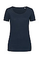 Womens T-shirt STEDMAN FINEST COTTON-T marina blue L