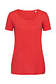 Womens T-shirt STEDMAN FINEST COTTON-T red L