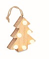 Wood decorated tree