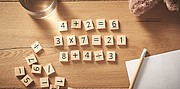 Wood educational counting game
