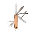 Wood pocket knife, brown