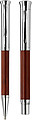 Wooden ballpen and rollerball Brown