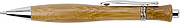 Wooden ballpen. Brown