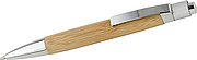Wooden ballpen with metal clip.Brown