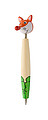 wooden ballpoint pen, fox