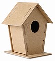 Wooden bird house