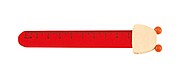 Wooden bookmarks 4-times assorted,colour coloured