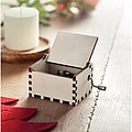 Wooden Christmas music box CX1478-40