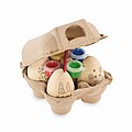 Wooden eggs painting set, wood