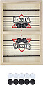 Wooden ejection game Rio, brown