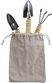 Wooden garden tool set Jeanette, khaki