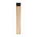 Wooden hand fan, black