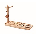 Wooden key or jewellery organizer tray