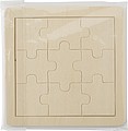 Wooden nine piece puzzle