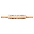 Wooden pastry rolling pin