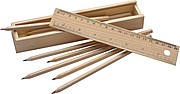 Wooden Pencil box*, brown