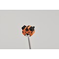 Wooden pencil in animal shape, white