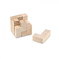 Wooden puzzle in cotton pouch, wood