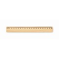 Wooden ruler 20cm, wood