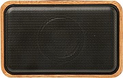 Wooden speaker with wireless charging pad